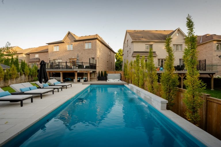82 Rumsey Rd, Toronto, landscaping project featuring pool building