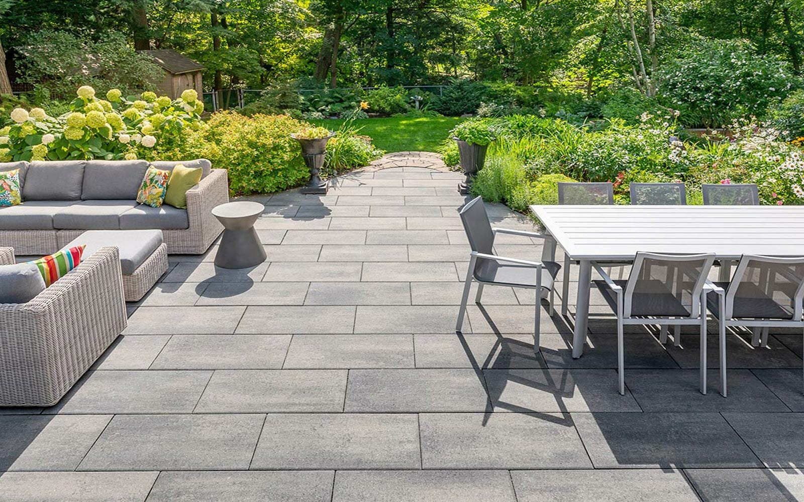 Soft and Hard scaping in Toronto Backyard