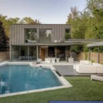 Toronto backyard inground Pool Construction with Water Features