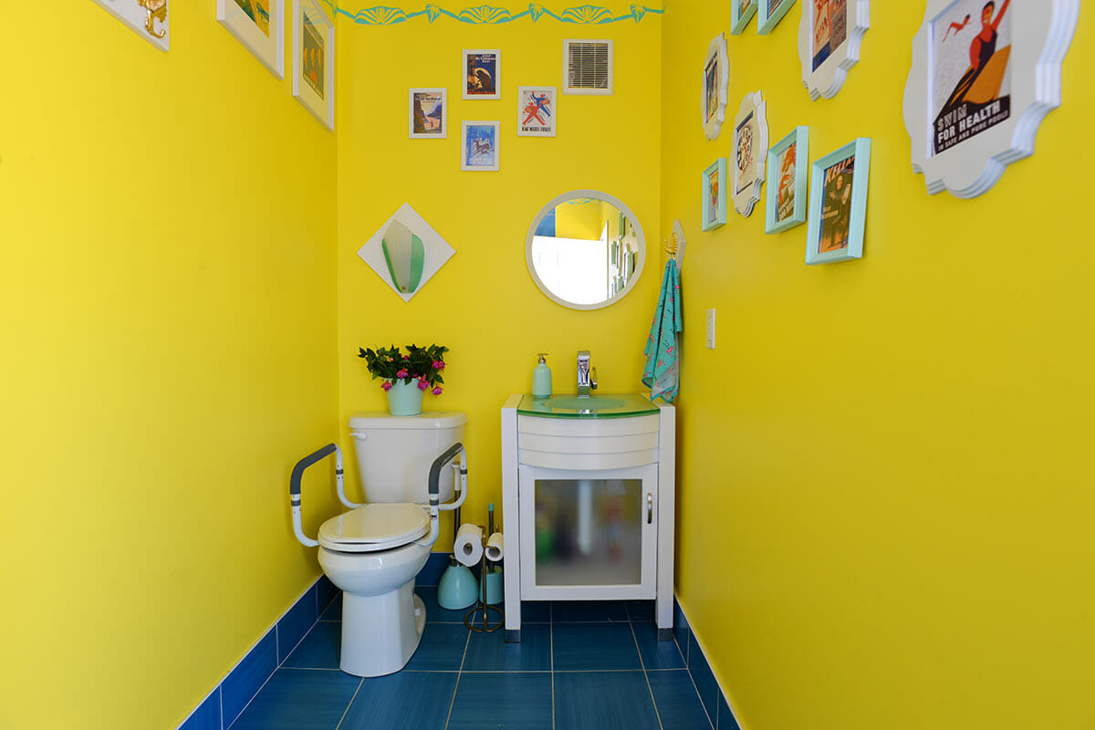 Outdoor Bathroom Feature; North York Landscaping & Pool Construction Project by M.E. contracting Landscaping Company