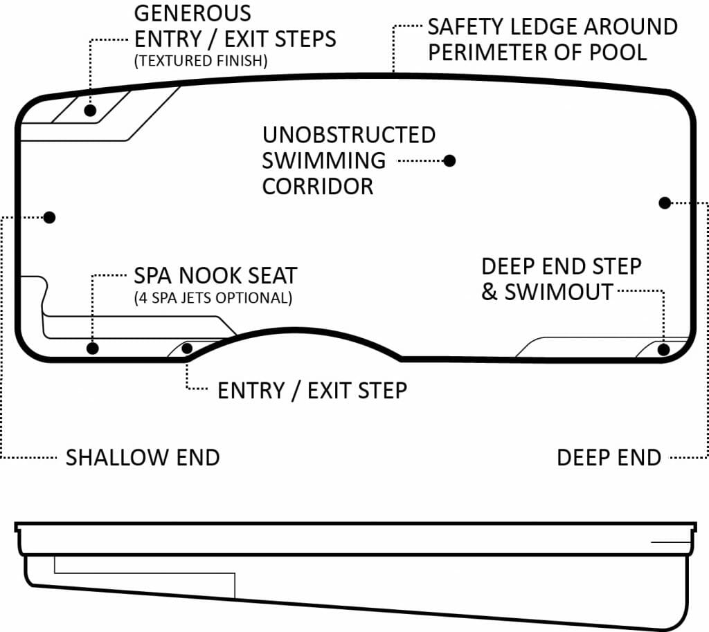 Fiberglass Pool design and construction- Moroccan