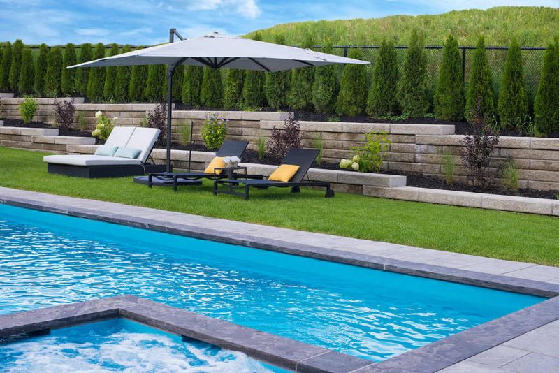 fiberglass pools installed by M.E. contracting