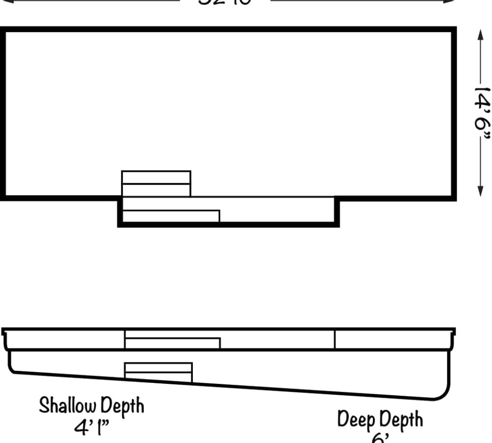 Fiberglass inground pool design- Elegance-33
