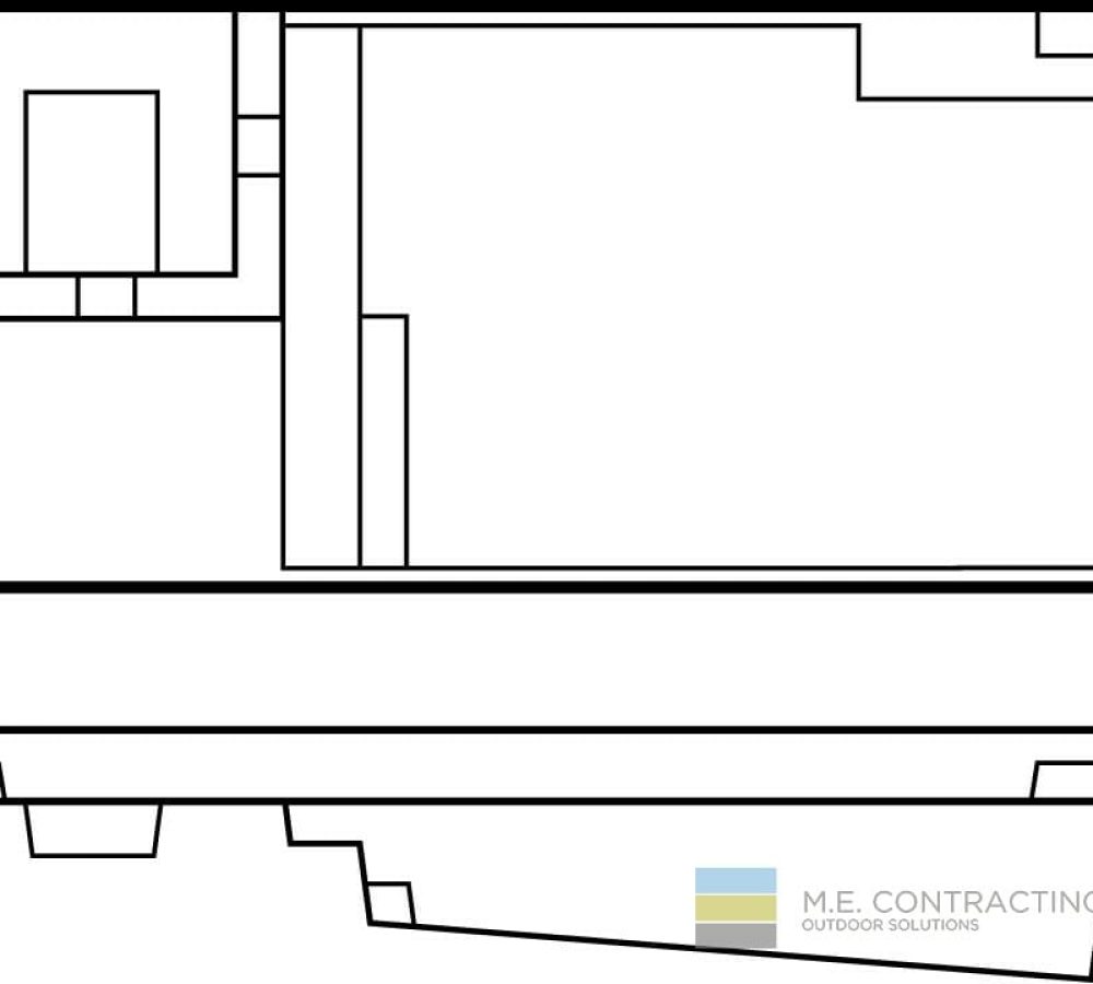 ME Contracting's signature fiberglass pool design: "The Limitless