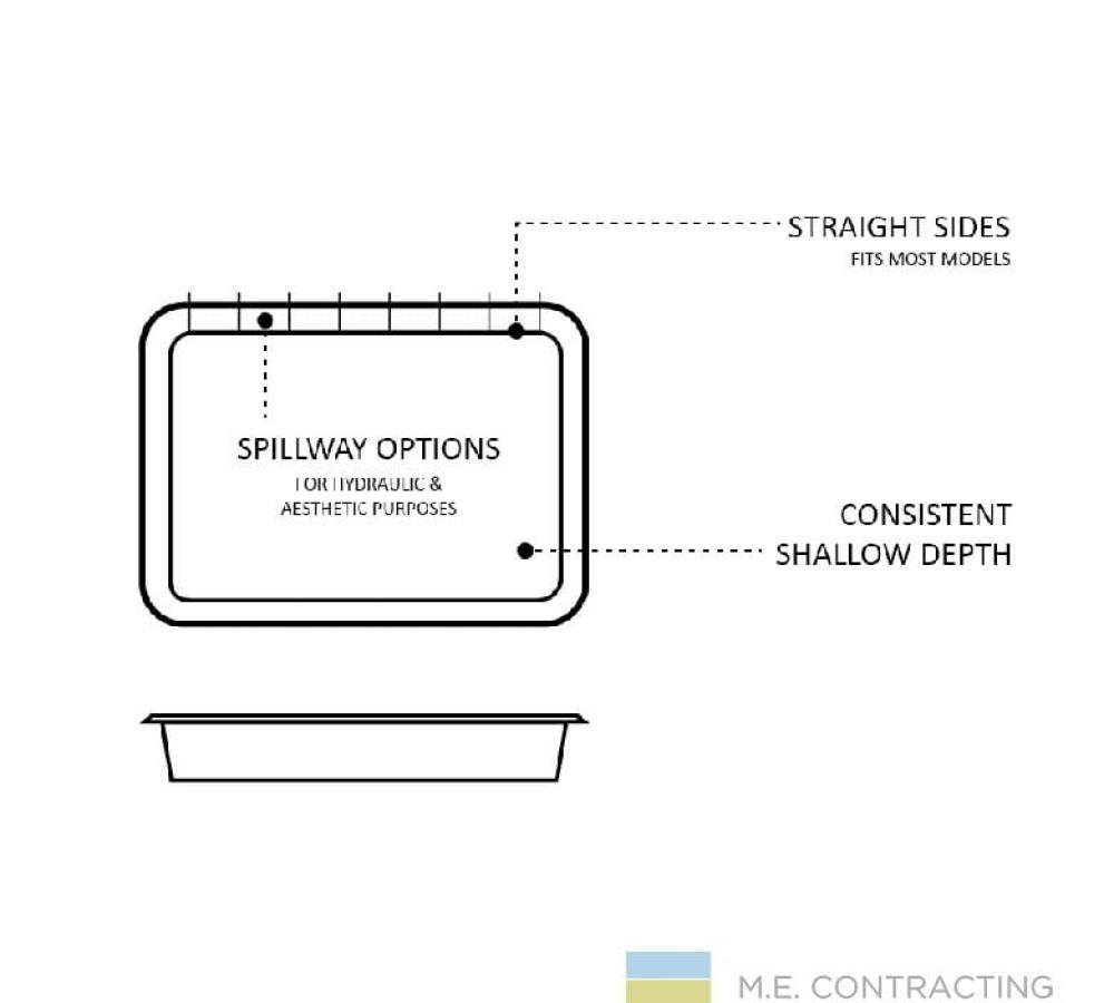 The Topaz Tanning Ledge – In Ground Fiberglass Pool