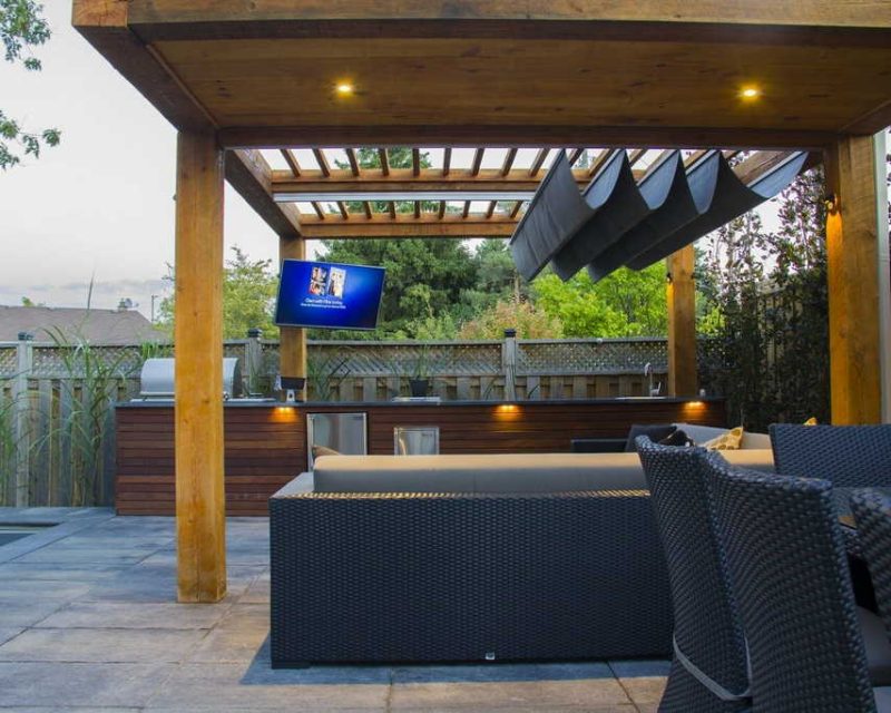 Outdoor Kitchen build by M.E. contracting